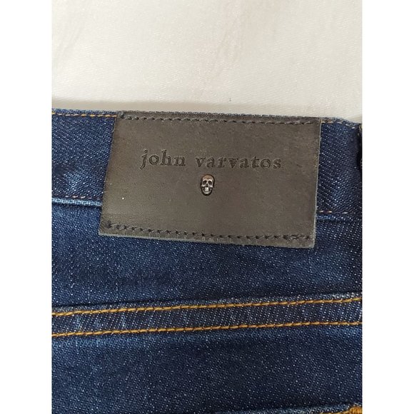 John Varvatos Jeans New John Varvatos Mens Dark Blue Jeans Size 38